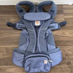 オキシ清掃済】エルゴベビー オムニブリーズ ヘザードデニムブルー