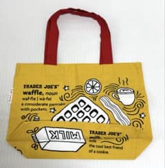 【新品未使用】Trader Joe’s ワッフル柄 トートエコバッグのサムネイル