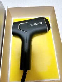 KIREIMO 脱毛器 ブラック ACアダプター付きのサムネイル