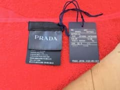 新品未使用！PRADA 170✖️100ビーチタオル レッド cotton100のサムネイル