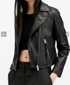【値引き！美品】オールセインツ☆ライダースジャケットのサムネイル