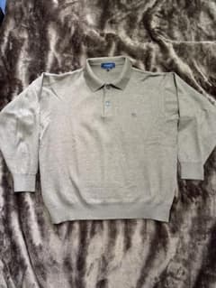 BURBERRY グレー 長袖ポロシャツ M BURBERRY グレー 長袖ポロシャツ L - メルカリ