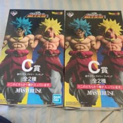 드래곤 볼 브로리 이치 반 쿠지 C 상 피규어 2 종 세트 머리 파랑 노란색