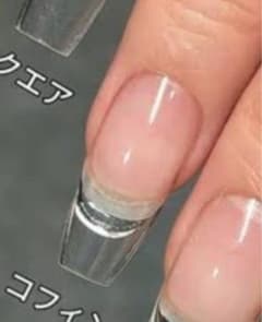 ネイルチップ コフィン型 クリアのサムネイル