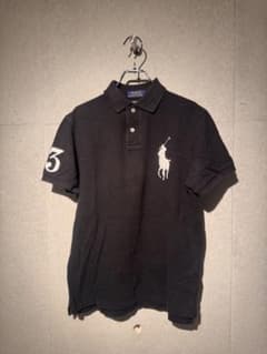 POLO RALPH LAUREN ポロシャツ ビッグポニー ナンバー3黒 - メルカリ