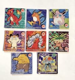 初代ポケモン 当時物 レア 小さいカード 8枚 ガチャ商品 - メルカリ