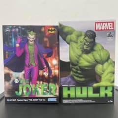 DC THE JOKER & MARVEL HULK 피규어 2체 세트