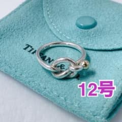 Tiffany ティファニー 12号 ラブノット コンビリング 925/K750 Tiffany ティファニー 12号 ラブノット コンビリング 925/K750 - メルカリ
