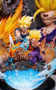 ドラゴンボール 親子かめはめ波 ガレージキット フィギュア 海外