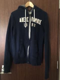abercrombie&fitch アバクロンビー&フィッチ パーカー 紺色のサムネイル