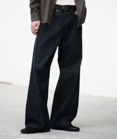 WYM LIDNN VINTAGE WASHED CURVED DENIMのサムネイル