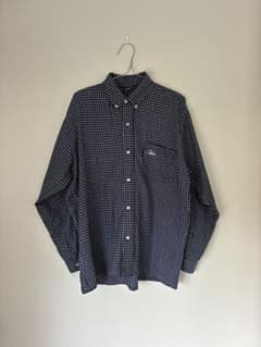 90s STUSSY チェック柄 長袖シャツ Lサイズのサムネイル
