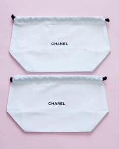 CHANEL 巾着袋 シャネル ポーチ ノベルティ 小 2枚 新品 - メルカリ
