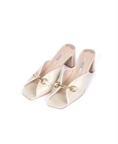 新品　未使用　Bit Square-Toe Mules サイズ37 beigeのサムネイル