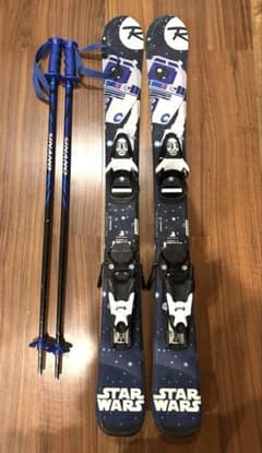 スターウォーズ ロシニョール スキー板92cm ストックセット 子ども