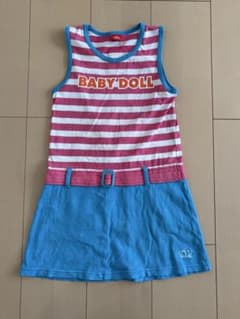 【値引交渉可】BABYDOLL ノースリーブワンピース 120cmのサムネイル