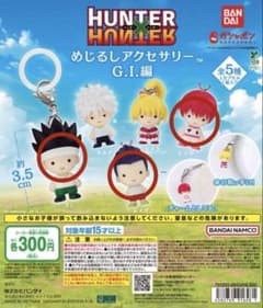 HUNTER×HUNTER 메지루시 액세서리 GI편 3종 세트