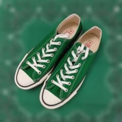 CONVERSE　ローカット　日本製 7H 26cm グリーンのサムネイル