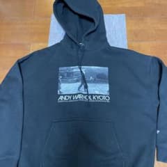 ANDY WARHOL KYOTO ブラックパーカー L - メルカリ