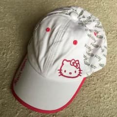 【未使用】HELLO KITTY キャップ ガールズのサムネイル