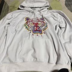 KENZO PARIS タイガー刺繍 パーカー ホワイトのサムネイル