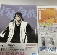 BLEACH 이치 반 쿠지 朽木白哉 E상 G상, 쿠로사키 이치고 H상 캔버스풍 보드