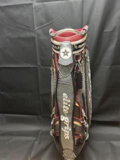 elite grips ゴルフバッグ・キャディバッグ 赤黒銀 - メルカリ