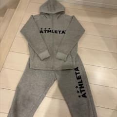 ATHLETA アスレタ スウェット上下セット グレー　150のサムネイル