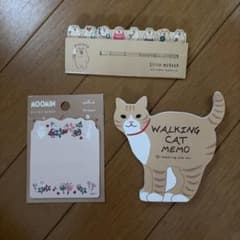 Greeting Life WALKING CAT MEMO 付箋セットのサムネイル