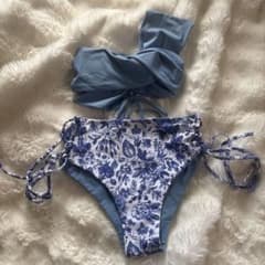 レディース セパレート水着 ビキニ 花柄のサムネイル
