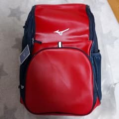ミズノ　バックパック　リュック　赤のサムネイル