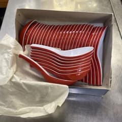 メラミン赤レンゲ 33本セット 千羽鶴印 エンテック - メルカリ