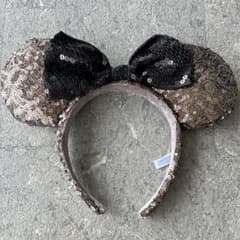 東京ディズニーリゾート カチューシャ スパンコール ブラックのサムネイル