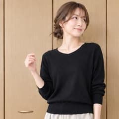 コムサイズム M 2WAYニット ウォッシャブル UVカット 黒 - メルカリ