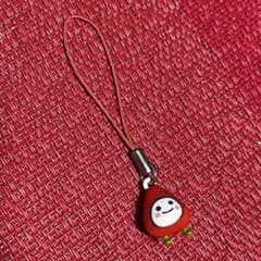 딸기 스트랩 헤세이 레트로