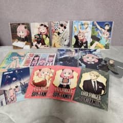SPY×FAMILY ポストカード、ブロマイド、コースター 14枚セット - メルカリ