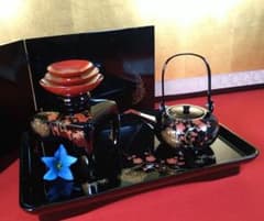 輪島塗鈴木孫次作お屠蘇天然木製金蒔絵本蒔絵漆蒔絵高蒔絵松竹梅各