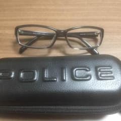 ☆AKSD☆様専用！police メガネフレーム、ケース付きのサムネイル