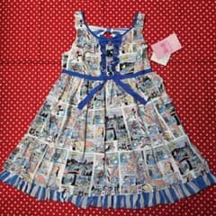 Angelic Pretty　コミックジャンパースカート 不思議の国のアリス Angelic Pretty コミックジャンパースカート 不思議の国のアリス