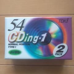 カセットテープ2本パックTDK CD1-54*2Gのサムネイル