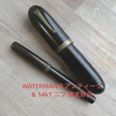 【超希少】Waterman's IDEAL No.2 & 14K極太デスクペン m23248619087_1.jpg?1773198121