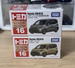 トミカ トヨタ シエンタ No.16 初回特別仕様 新品未使用未開封 セットのサムネイル