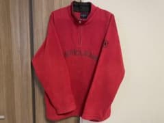【希少】90s NAUTICA ハーフジップ フリース アーチロゴ 刺繍のサムネイル