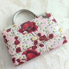 レア⭐︎ドルガバ花柄バッグ フラワー ショルダー 薔薇 ポピー スマホ 