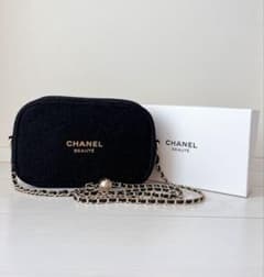 CHANEL ノベルティ ポーチ チェーンショルダーバッグ - メルカリ