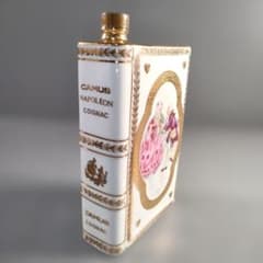A1461-5/CAMUSカミュ/ナポレオン ブック型ボトル/白陶器/700ml - メルカリ