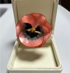 [ROSE HAYLLAND] パンジー　リング　花の指輪　(最終値下げ)のサムネイル