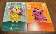 どうぶつの森 amiiboカード マリー ももこ 2枚セットのサムネイル