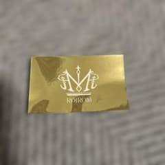 ROIROMロゴ入りメタリックステッカーのサムネイル
