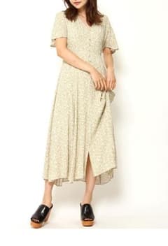 FRAY I.D 花柄 ロングワンピース ミント 1のサムネイル